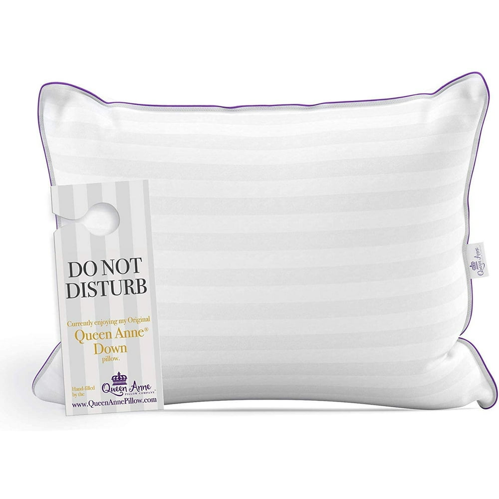 Queen Anne The Original Pillow Famous 100 European White Goose and