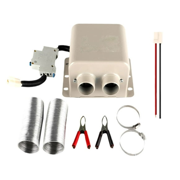 KAKOWELY Chauffage de Voiture Dégivreur Haute Puissance Chauffage Portable Chauffe-Neige Anti-Buée Nettoyeur de Conduite pour Cau Auto (12V/800W) 7.09"X4.72"X3.94 Pouces