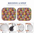 thumbnail image 3 of Yiaed Daisies Flowers Print Car Front Windshield Sun Shade,Foldable Anti-UV Car Sunshade for Front Window for Most Vehicles-Small, 3 of 5