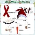 thumbnail image 3 of SeekLGT Snowman Kit Snowman Decorating Kit Christmas Crafts Winter Outdoor Toys Snowman Making Kit For Kids Family Winter Holiday Party Outdoor Activities, 3 of 7