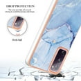 thumbnail image 3 of Slim Case for Samsung Galaxy S20 FE Compatible with MagSafe Wireless Charging Case, Marble Pattern Slim Lightweight Soft Silicone Shockproof Non-Yellowing Protective Cover,Blue, 3 of 8