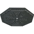 thumbnail image 3 of 29 1/8"OD x 2 1/4"ID x 1 1/8"P Spring Octagonal Ceiling Medallion Pewter Finished, 3 of 6