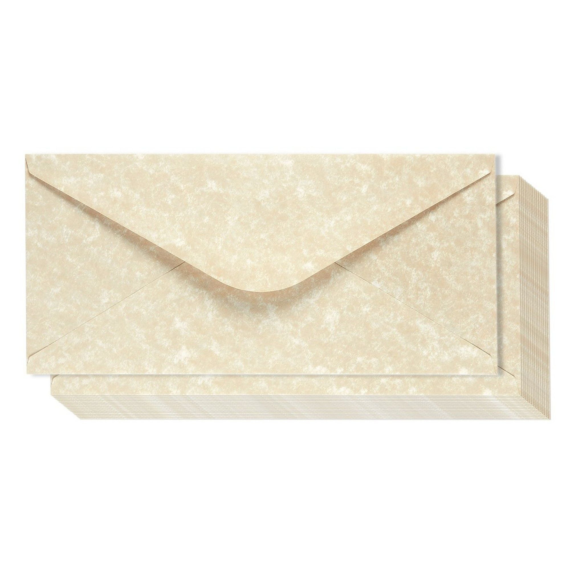 48 Pack Parchment Envelopes Parchment Paper with Cream Old Fashion