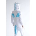 thumbnail image 4 of Ragstock Blue Unicorn Onesie Pajamas 1, 4 of 4