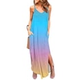 thumbnail image 1 of Ichuanyi liquidación de la moda mujeres vestidos de impresión de cuello en v casual vestidos de mangases de verano ICHUANYI WER2023081604108, 1 of 6
