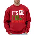 thumbnail image 5 of Christmas Sweatshirt for Men Women Long Sleeve Loose Casual Crewneck Pullover Sweatshirts for Couples, 5 of 5