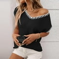 thumbnail image 2 of XFLWAM Women's V Neck Cap Sleeve Knit Sweater Summer Pullover Vest Casual Loose fit Tank Tops, 2 of 7