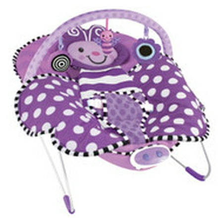 Sassy Cuddle Bug Bouncer, Violet Butterfly