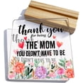 thumbnail image 3 of Bonus Mom Gift Thank You Being the Mom You Didn't Have to be Clear Desk Decorative Sign Keepsake Present Step Mom Acrylic Sign With Wooden Stand Desk Decor for Home Office, 3 of 7