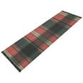 thumbnail image 2 of Plaid in Green Red Yellow Bedside Runner Rug 2'x 6' Non Slip Carpet Floor Mat Area Rug, 2 of 8
