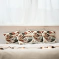 thumbnail image 7 of Ambesonne Monstera Throw Pillow Cover 4 Pack, Abstract Mid Century Leaf, 16", Redbrown Dusk Black, 7 of 7