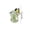 Yellow, variant on COM1950s Handmade Glass Vase Desk Decor Set, Decorative Bud Vase with Flower Arrangement for Living Room, Office, Shelf Display