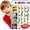 White - 3 Kids, variant on HMMAGNETS Magnetic Reward Chart for Kids, Single-Child Chore Chart with Customizable Tasks