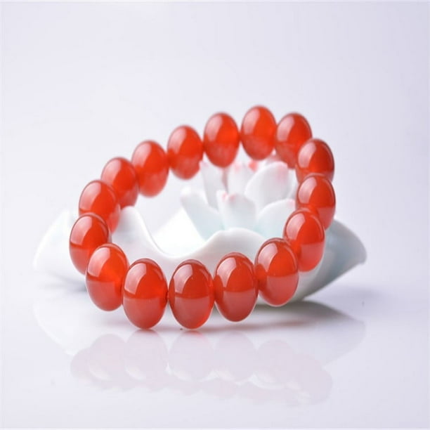 Pulsera de ágata natural de 6-20 mm Pulsera de ágata Pulsera de mano de ágata natural Pulsera