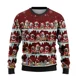 thumbnail image 2 of Sudaderas gráficas 2024 para mujer, ropa divertida, suéter feo con estampado 3D de árbol de Navidad, poliéster, manga larga, 2 of 5
