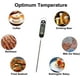 thumbnail image 4 of Termómetro de cocina, termómetro digital para carne con lectura instantánea, sonda larga, apagado automático, pantalla LCD Termómetros de cocina para barbacoa, carne, azúcar, 4 of 5