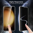 thumbnail image 3 of 2 Pack Privacy Screen Protector TPU Film for Samsung Galaxy S25 - Fingerprint Works Anti-Spy Anti-Peep 3D Edge Case Friendly, 3 of 6