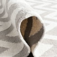 thumbnail image 5 of Safavieh Dhurries Bentley Geometric Runner Rug, Gray/Ivory, 2'6" x 10', 5 of 10