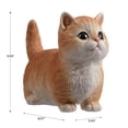 thumbnail image 4 of Sitting Cat Orange Tabby Statue, 4 of 5