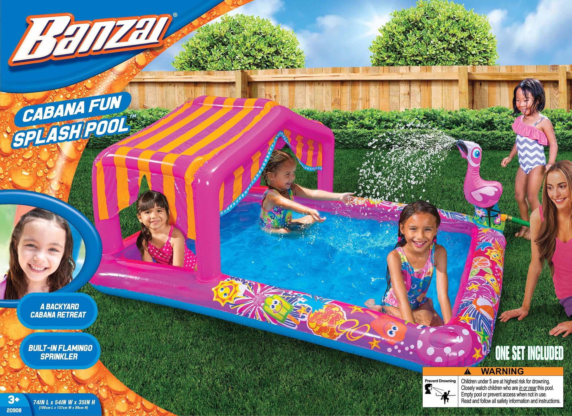 banzai splash pool