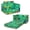 Green Monster Trunk, variant on Beavtaens Toddler Sofa, 2-in-1 Unicorn Flip Open Toddler Couch, with Side Pocket, for Ages 18 Months+