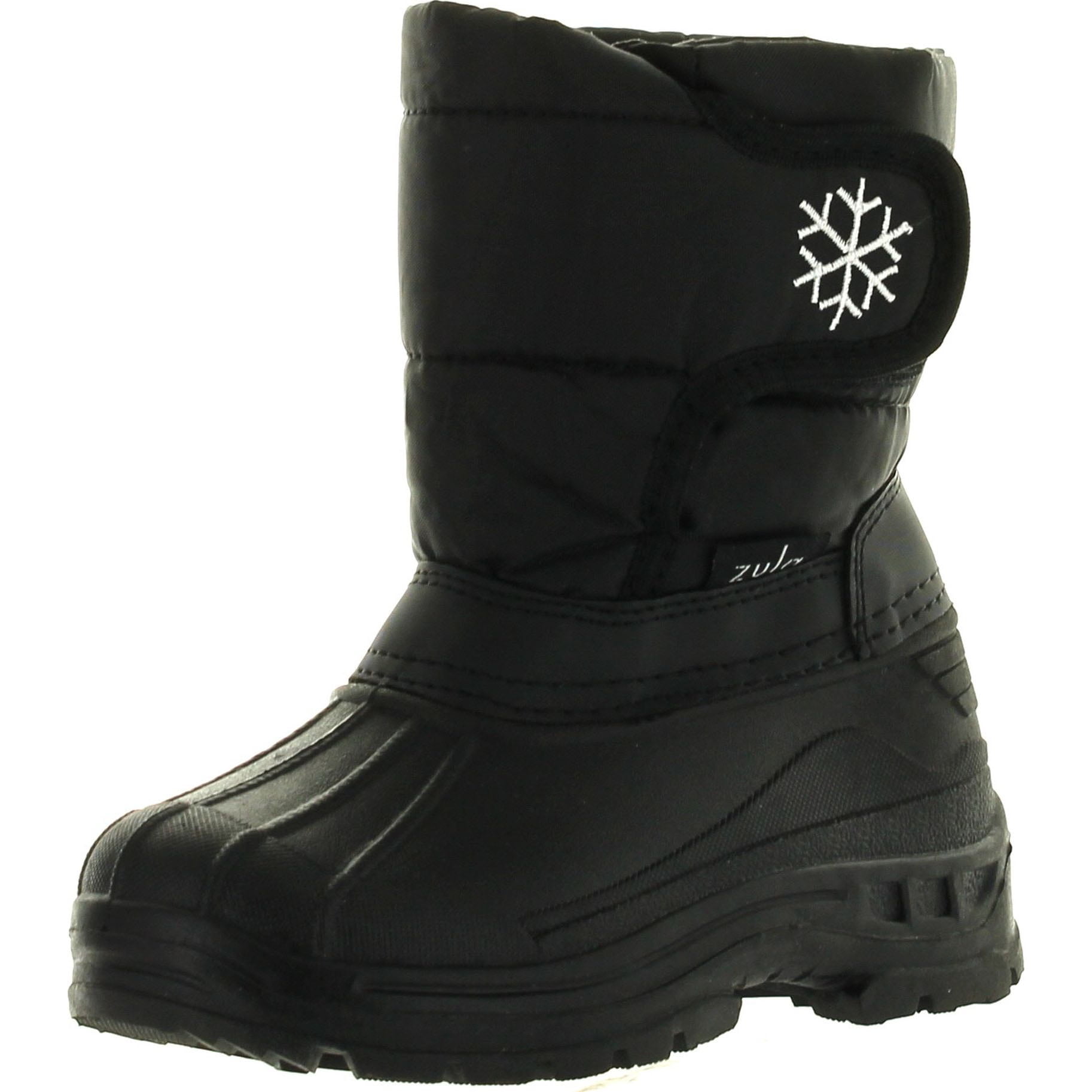 Static Kids Unisex BDH-01 Snowflake Winter Waterproof Kids Snow Boots Adjustable Closure by Static Footwear