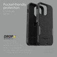 thumbnail image 4 of Compatible with iPhone 13 Pro Otterbox Commuter Series Protective Case in Black for Enhanced Durability, 4 of 5