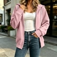 thumbnail image 5 of YanHoo Zip Up Hoodies Women Oversized Casual Y2K Long Sleeve Hooded Sweatshirts Fall Spring Track Jackets, 5 of 8