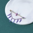thumbnail image 6 of ZS 14G Chili Industrial Barbell Jewelry Chain Dangel Cartilage Conch Piercing Rainbow Earrings Piercing, 6 of 6