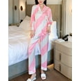 thumbnail image 2 of Richie House Pajamas Set Long Sleeve Womens Button Down Sleepwear Soft Pj Set S-L RHW4033, 2 of 3
