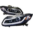 thumbnail image 1 of 2012-2015 Honda Civic Projector Headlights - Glossy Black, 1 of 1