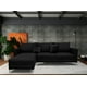 thumbnail image 2 of Sala Esquinera El Bazar Store Interlaken Negro 280X180 cm, Tela Lino nacional, Modular, 2 of 7