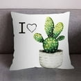 Cyrdddb Throw Pillows Covers Pillowcase Cactus Banana Leaf Print Pillow