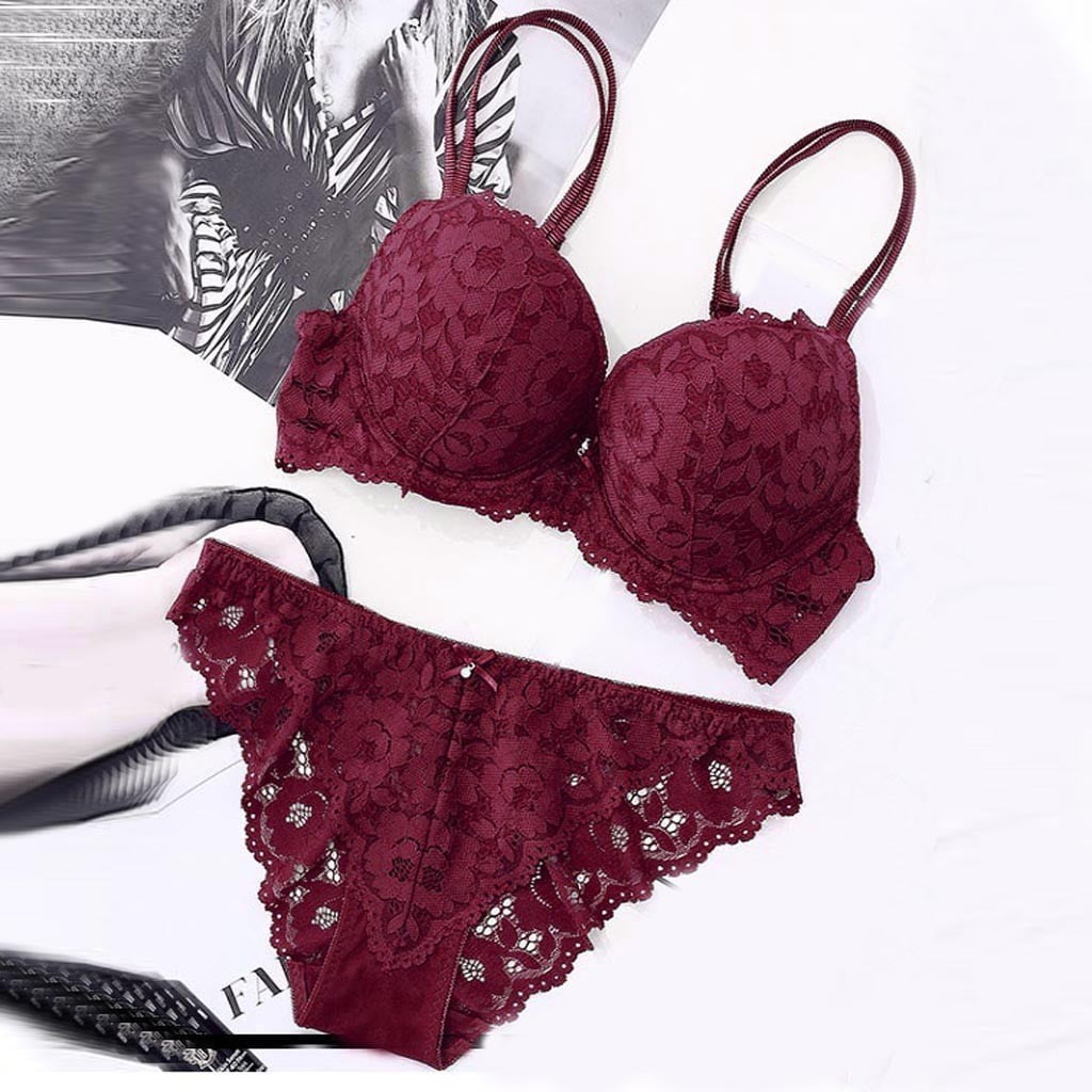 Womens 1/4 Cups Bra Push Up Bralette Bare Exposed Breast Sheer Lace Bra Lingerie