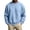 Light Blue, variant on Men's Quilted Pullover Sweatshirt, Crew Neck Lightweight Solid Color Long Sleeve Loose Fit Stretchy Casual Daily Loungewear Tops for Gentlemen Wine