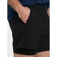 thumbnail image 4 of Athletic Works Men's and Big Men's 2 in 1 Gym Shorts with Liner, 6" & 8" Inseams, Sizes XS-3XL, 4 of 5