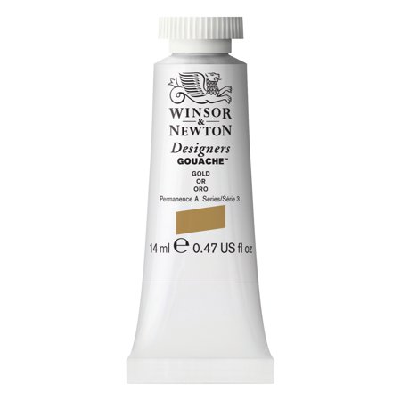 UPC: 0000050958085 | Winsor & Newton Designers Gouache Tube  14ml Gold