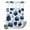 AbstractZF0444, variant on No Hook Shower Curtain with Built-in Rings - Dark Blue Abstract Marble Texture Washable Waterproof Fabric Bathroom Curtains for Hotel,Rentals, 72 X 72 Inch Long , Gold Fluid Art Lines