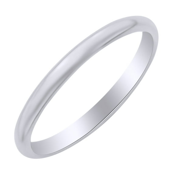 AFFY 2.5 Half Round Band Ring in 14k White Gold Ring Size - 4