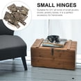 thumbnail image 2 of 20 Pcs Mini Hinge Decor Iron Hinges Hinge for Jewelry Box Shutter Hinges Hinges Connectors Baby, 2 of 6