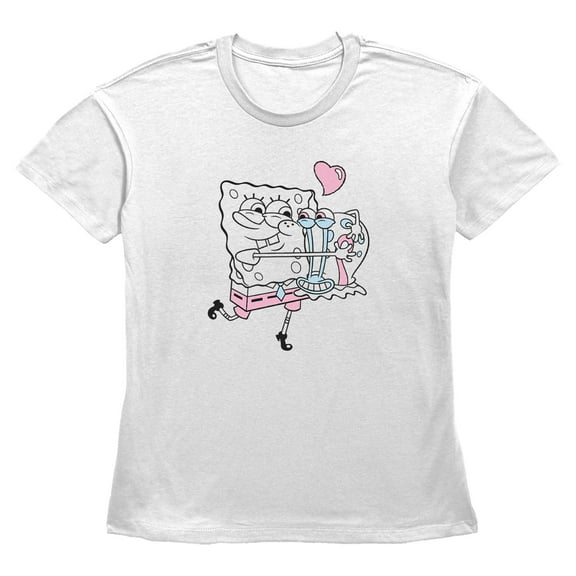 Women's SpongeBob SquarePants Gary Best Friend Love  Graphic T-Shirt