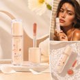thumbnail image 2 of Mirror Hydrating Lip Gloss, Long Lasting Glass Lip Makeup, Waterproof Moisturizing Lip Gloss For Lip Care, Pink Series, 0.148oz, 2 of 5
