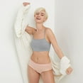 thumbnail image 6 of Hanes Bralette 3-Pack Women's String Crop Lightweight Soft Assorted Colors HFA001, 6 of 7