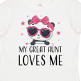 thumbnail image 4 of Inktastic Panda My Great Aunt Loves Me Boys or Girls Toddler T-Shirt, 4 of 5