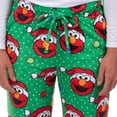 thumbnail image 4 of Sesame Street Elmo Pajamas Women's Ornament Design Plush Fleece Lounge Sleep Pants, 4 of 7