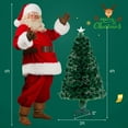 thumbnail image 3 of Costway 4 FT Artificial Xmas Tree with 130 Branch Tips 197 Warm White LED Lights, 3 of 10