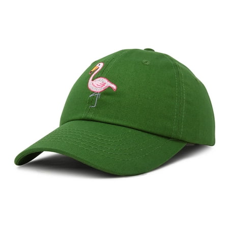 DALIX Flamingo Hat Women's Baseball Cap in Olive