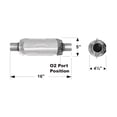 thumbnail image 4 of Flowmaster Universal 282 Series Obdii (49 State) Catalytic Converter - 2.50 In. Fits select: 2009-2011 CHEVROLET SILVERADO, 2010-2011 GMC SIERRA, 4 of 4