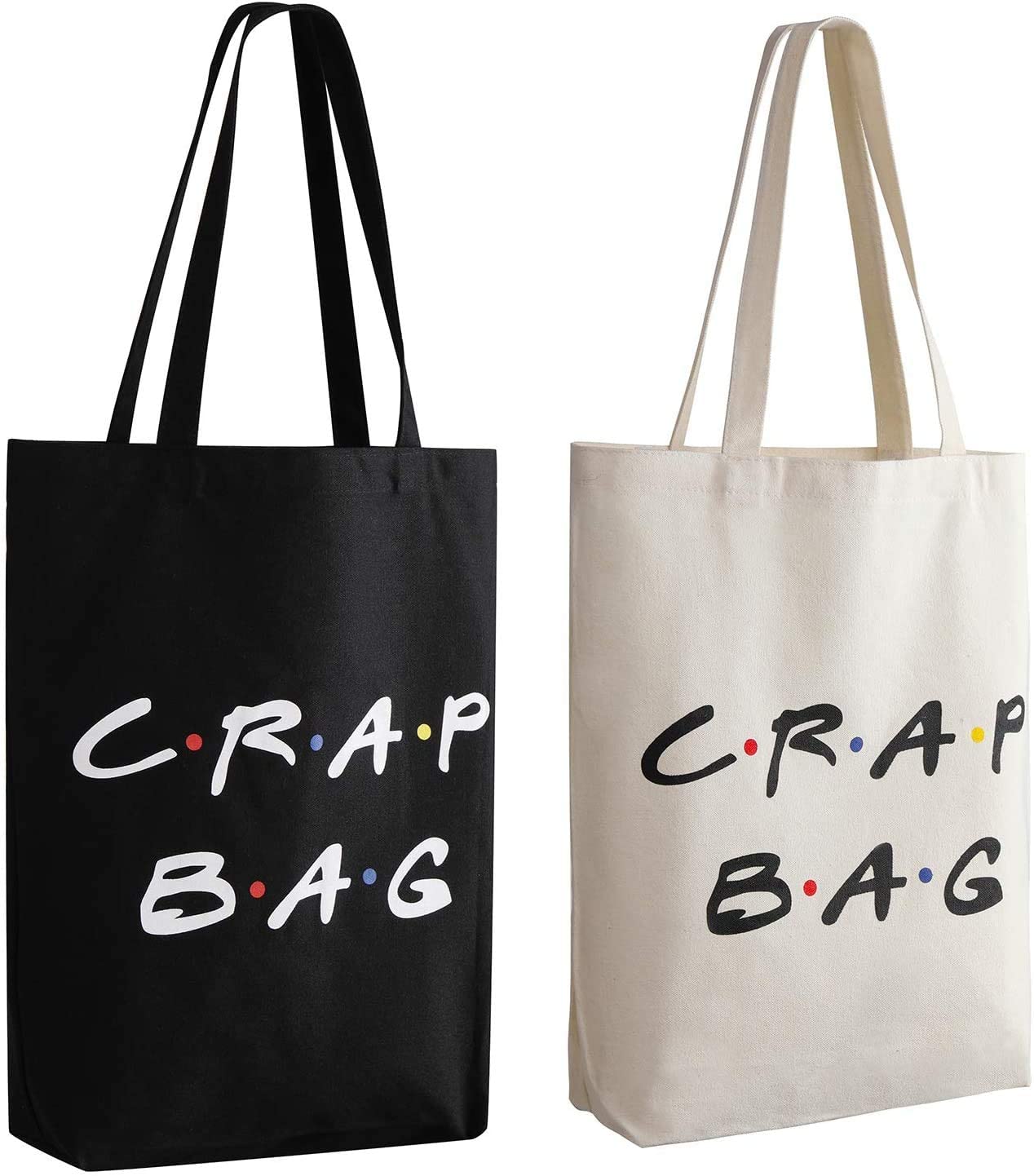 Friends Show 'Crap Bag' Canvas-Tasche & Kosmetiktasche – Geschenk-Set Für Fans