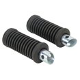 thumbnail image 4 of 2pcs Footpegs Rubber Aluminum Alloy Foot Pedal Replacement for Baja MB165 MB200 Mini Bikes, 4 of 5